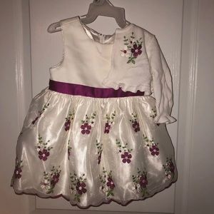 Infant dress w/ matching sweater, 12 months